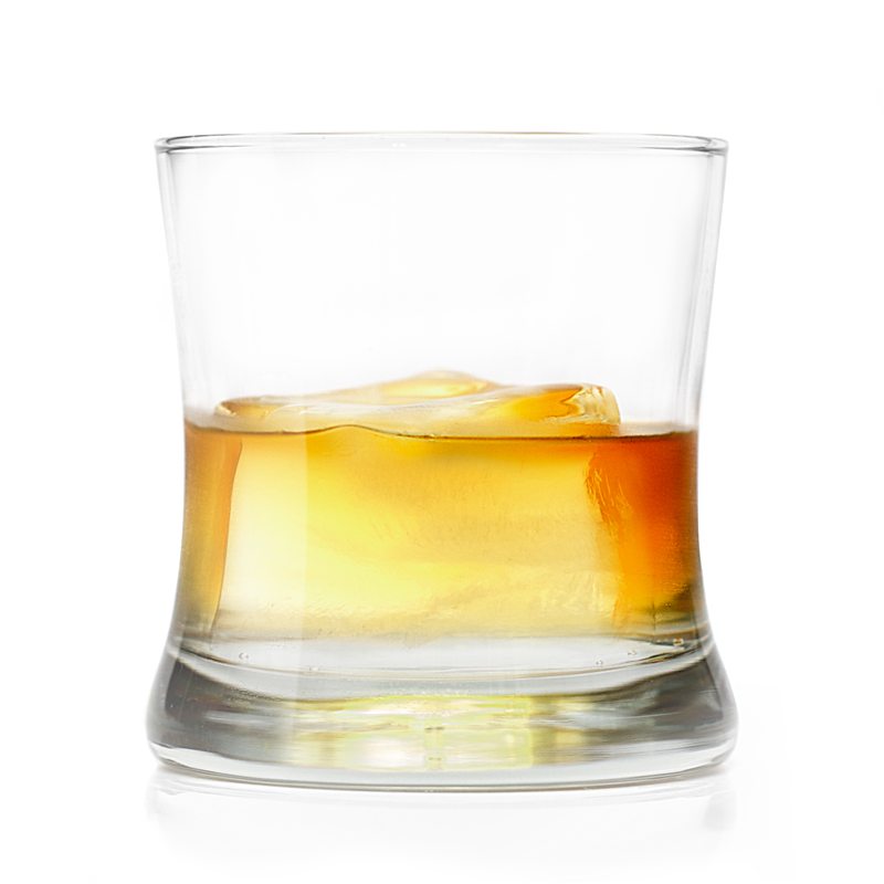 Whisky in a clean rocks glass
